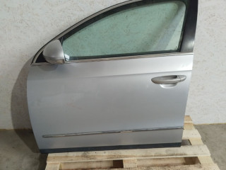 дверь передняя левая Volkswagen Passat B6 2006, серебристый, седан