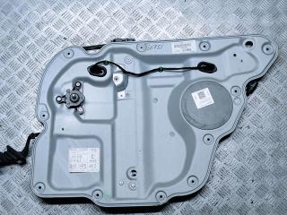 стеклоподъемник задний правый Volkswagen Touran 1 поколение [рестайлинг] 2008, 1.6 л., TDi, дизель, 6МКПП, серый, передний привод, правый руль, 1T0971693BE, 1T0839462N, 1T0839756E