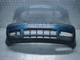 бампер передний Volkswagen Golf 4 поколение 2003, сине-зеленый, 1J0807221, 1J0805903B