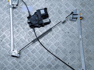 стеклоподъемник электрический передний левый Volkswagen Golf 5 поколение 2004, синий, хетчбэк 5 дв., 1K0959793C, 1K0959701E