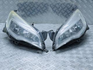 фара левая Opel Astra J 2012, 1.4 л., i, A 14 XER, бензин, 5МКПП, голубой, передний привод, правый руль, 1LG01001103, 13253656, 17157101LH, 17157103LH