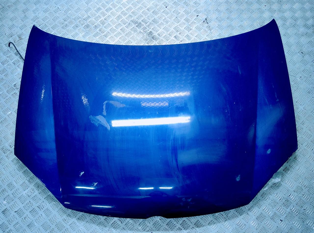 капот Volkswagen Golf 5 поколение 2006, синий, хетчбэк 5 дв., правый руль - фото №1