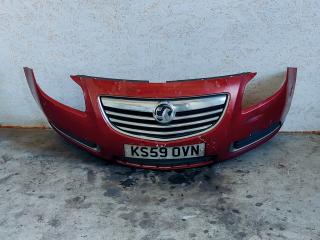бампер передний Opel Insignia 1 поколение (A) 2010, дизель, красный, правый руль, 551004542, 13288280