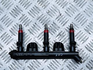 форсунка Volkswagen Fox 2 поколение 5Z [рестайлинг] 2010, 1.2 л., i, CHFA, бензин, МКПП, передний привод, 03D133329B, 030906031C