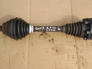 полуось передняя левая (приводной вал, ШРУС) Volkswagen Touran 1 поколение 2006, 1.9 л., TDi, дизель, МКПП