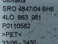 обшивка двери задняя правая Audi Q7 4L 2006, 3.0 л., TDi, BUG, дизель, АКПП, бежево-серый, внедорожник 5 дв., полный привод, правый руль, 4L0863981, 4L0867306B - фото №6