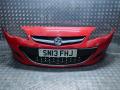 бампер передний Opel Astra J [рестайлинг] 2013, 1.4 л., i, A 14 XER, бензин, 5МКПП, красный, передний привод, правый руль - фото №2