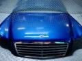 капот Mercedes-Benz C-Класс W203/S203/CL203 2002, синий, седан - фото №2
