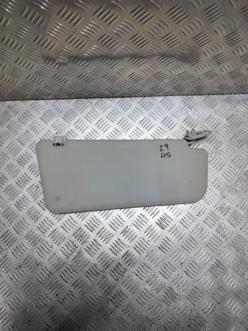 козырек солнцезащитный Citroen Berlingo 2 поколение (B9) 2012, 1.6 л., HDi, 9HN (DV6ETED), дизель, МКПП, белый, фургон, передний привод, правый руль - фото №1