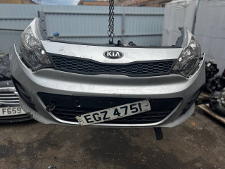 передняя часть (ноускат) Kia Rio 3 поколение [рестайлинг] 2016, дизель, серебристый, правый руль