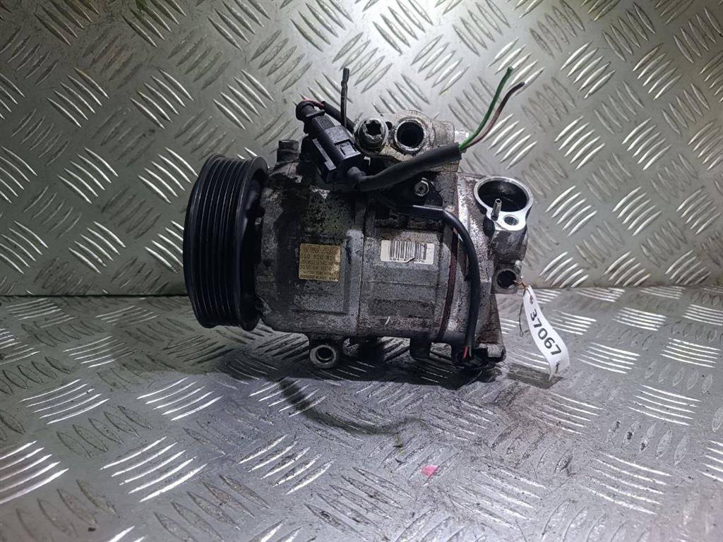 компрессор кондиционера Volkswagen Polo 5 поколение 2010, 1.2 л., i, бензин, 6Q0820808G - фото №1