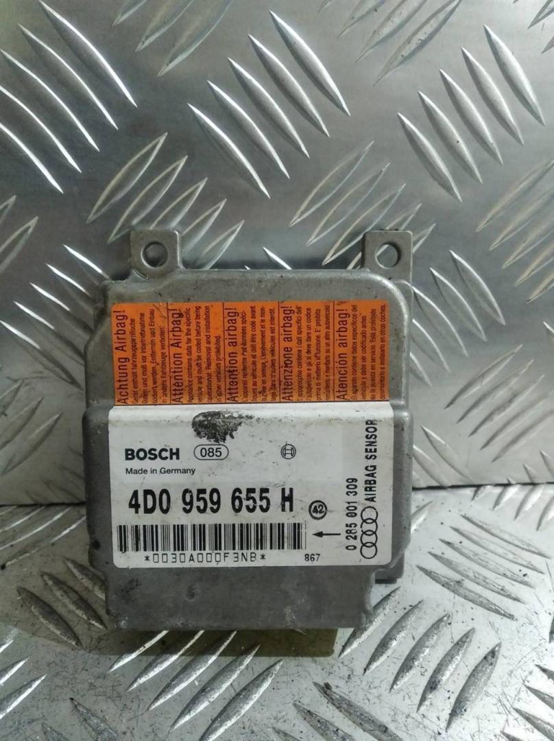 блок AirBag Audi A8 D2/4D 1998, 4D0959655H, 0285001309 - фото №1
