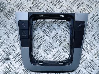 рамка обрамление кулисы Volkswagen Passat B6 2009, 2.0 л., TDi, CBAA, дизель, 6МКПП, серебристый, седан, передний привод, правый руль, 3C0864263G