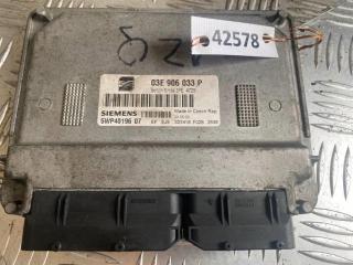 блок управления двигателем SEAT Ibiza 3 поколение 2003, 1.2 л., i, бензин, 03E906033P