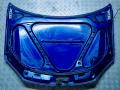 капот Volkswagen Golf 5 поколение 2006, синий, хетчбэк 5 дв., правый руль - фото №2