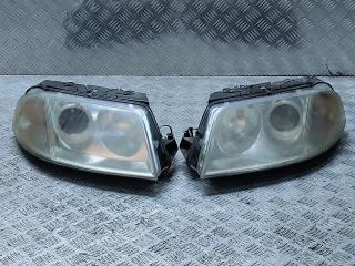 фара левая Volkswagen Passat B5 [рестайлинг] 2003, серебристый, седан, правый руль, 3B0941015AP