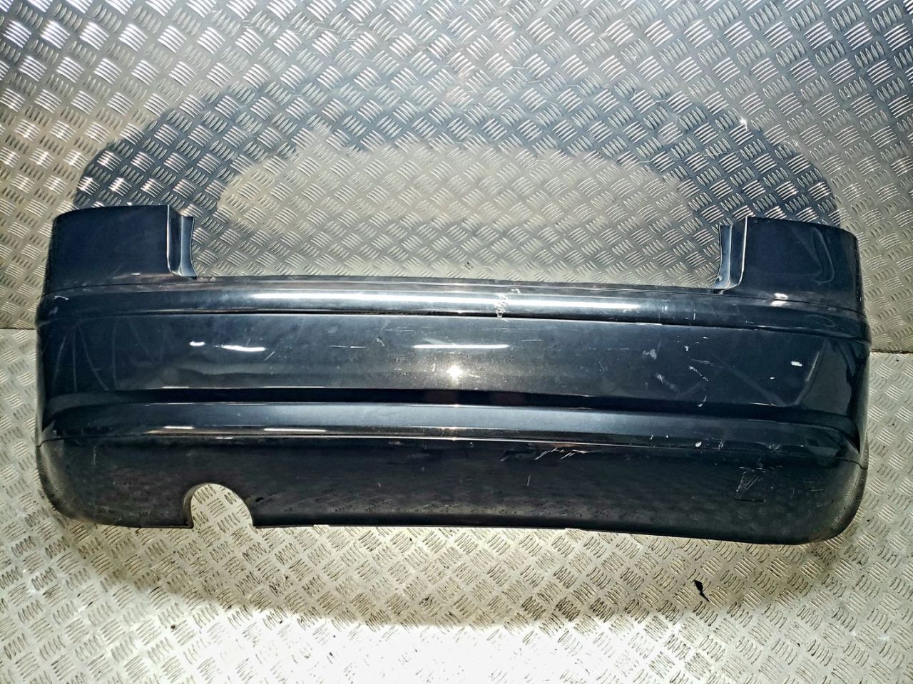 бампер задний Audi A3 8P 2004, черный, хетчбэк 5 дв., 8P3807521 - фото №1