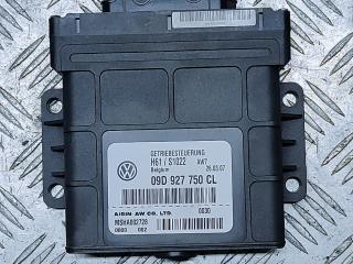 блок управления АКПП Volkswagen Touareg 1 поколение [рестайлинг] 2007, 2.5 л., TDi, BPE, дизель, АКПП, чёрный, внедорожник 5 дв., полный привод, правый руль, 09D927750CL