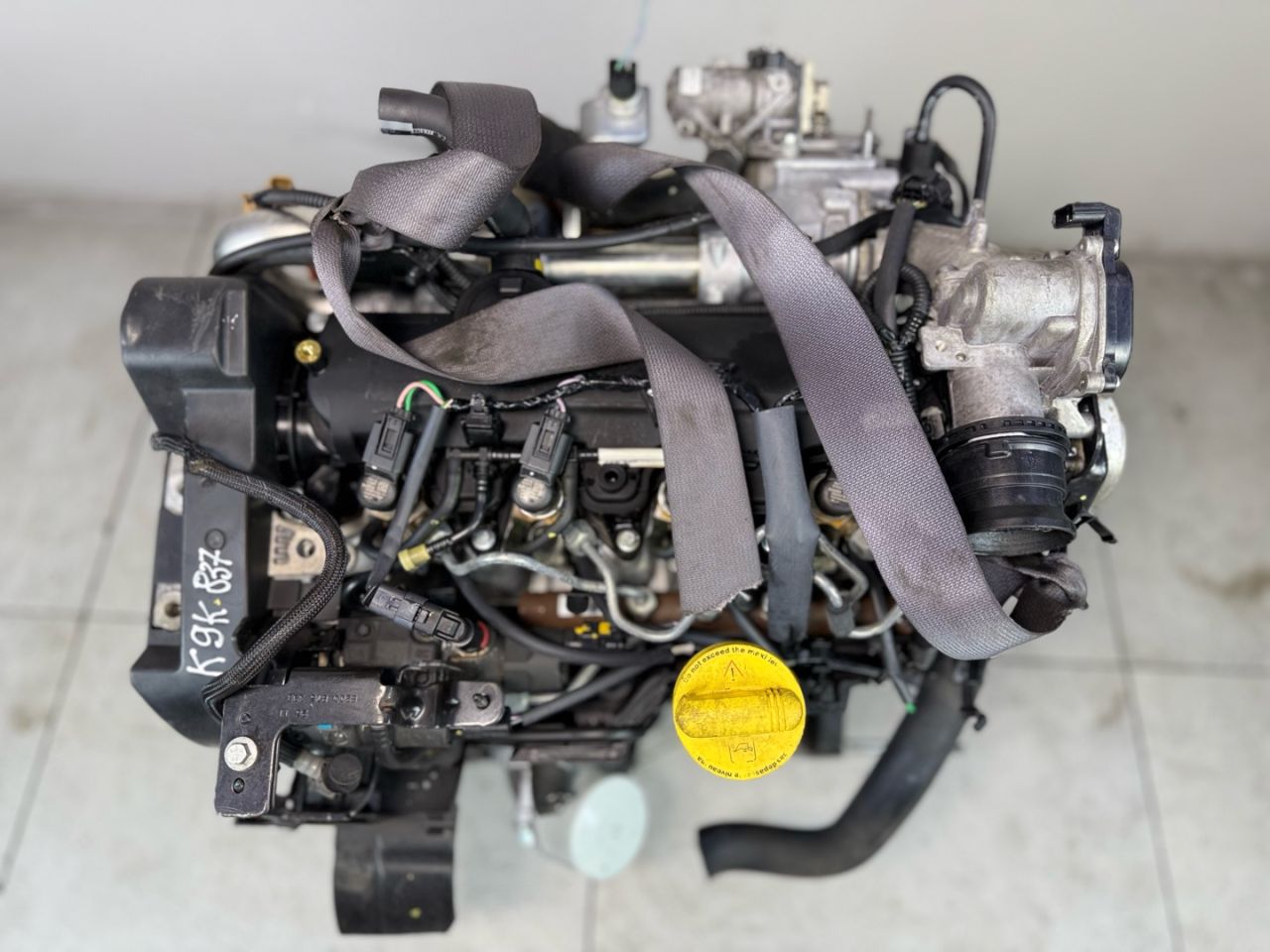 двигатель Renault Megane 3 поколение 2012, 1.5 л., K9K 837, дизель, робот, K9K837 - фото №1