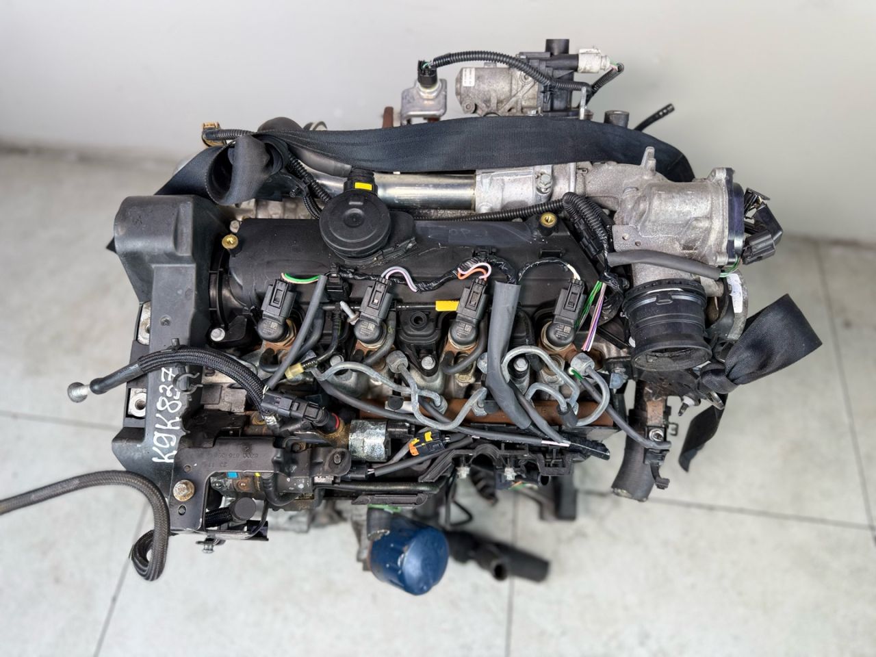 двигатель Renault Scenic 3 поколение 2012, 1.5 л., K9K 837, дизель, робот, K9K837 - фото №1