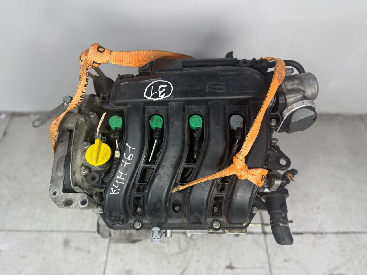 двигатель Renault Megane 2 поколение 2005, 1.6 л., K4M 761, бензин, K4M761, K4MW761 - фото №1