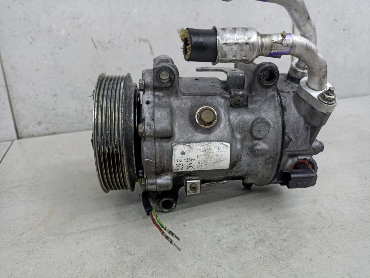 компрессор кондиционера Citroen C4 2 поколение 2013, 9684432480 - фото №1