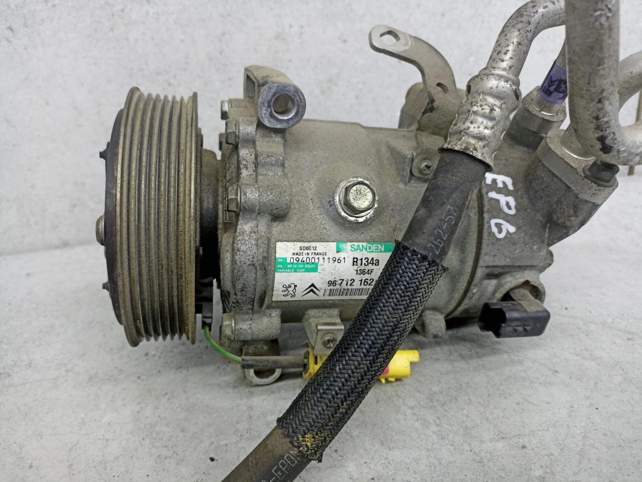 компрессор кондиционера Peugeot 308 T7 2009, 9671216280, SD6CBCF - фото №1