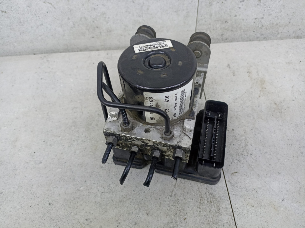 блок ABS Volkswagen Transporter T5 2008, 7H0614117A, 7H0907379S - фото №1