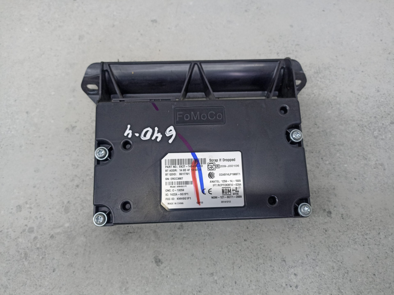 блок Bluetooth Ford Transit Custom 1 поколение 2016, EK2T14B428 - фото №1