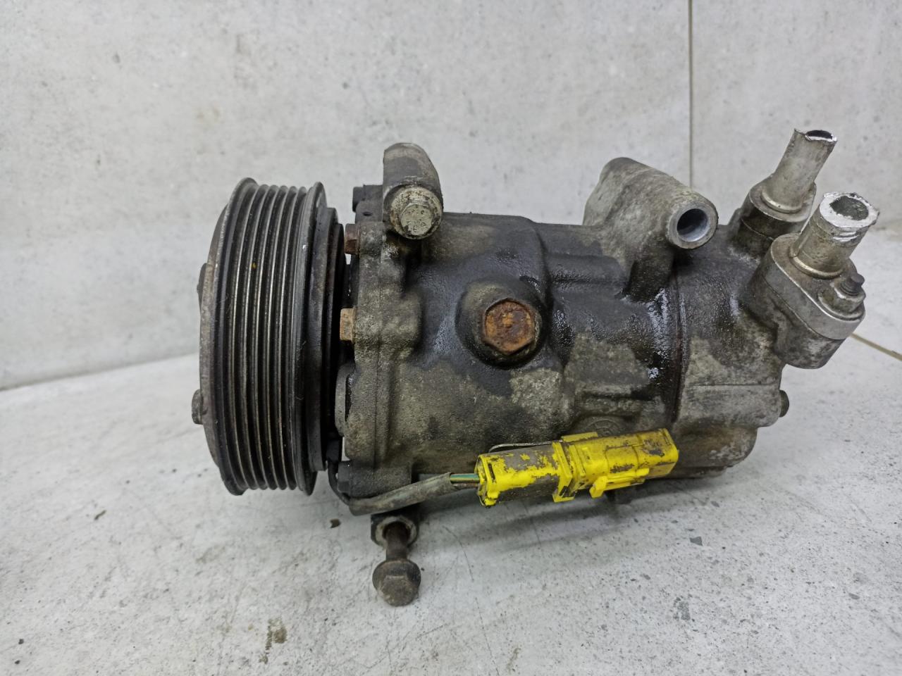 компрессор кондиционера Peugeot 307 1 поколение 2005, 9655191580, SD6VBL - фото №1