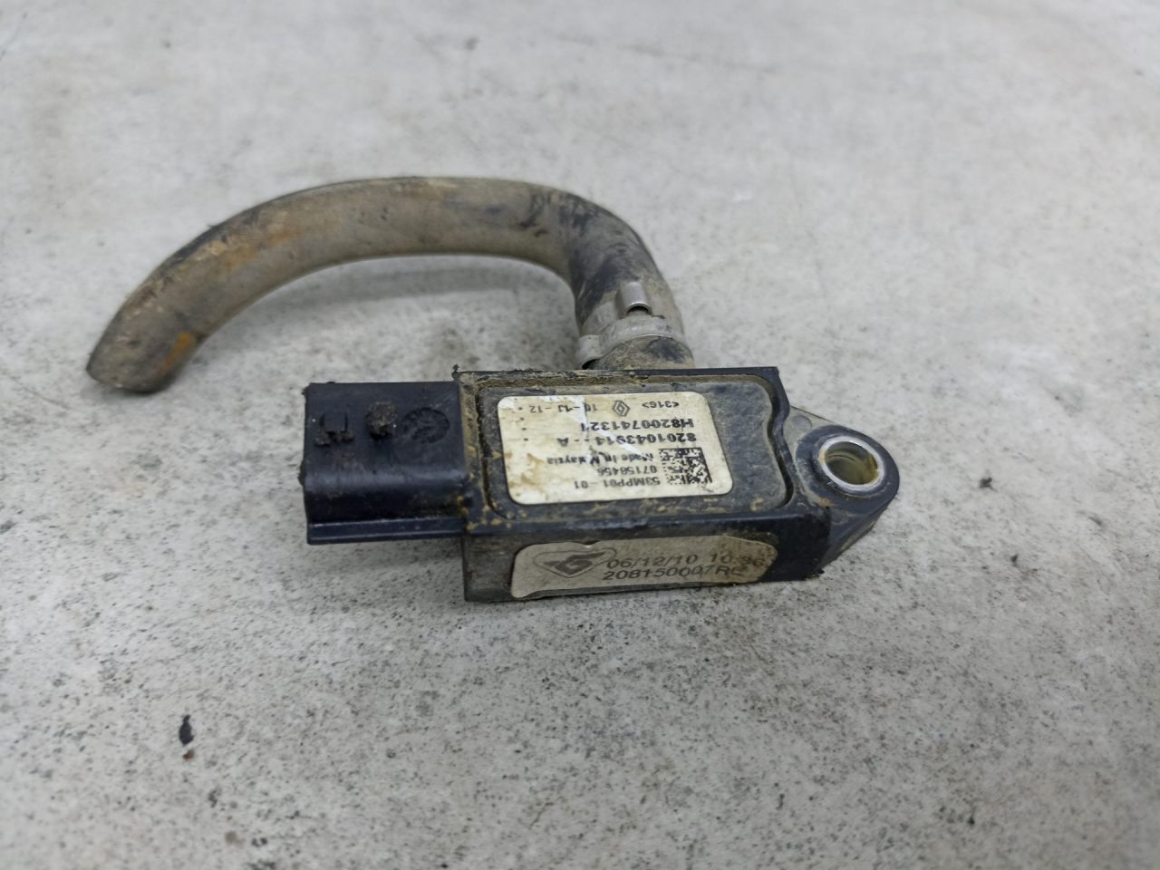 датчик давления (температуры) выхлопных газов Renault Scenic 3 поколение 2009, 8201043914, H8200741321 - фото №1