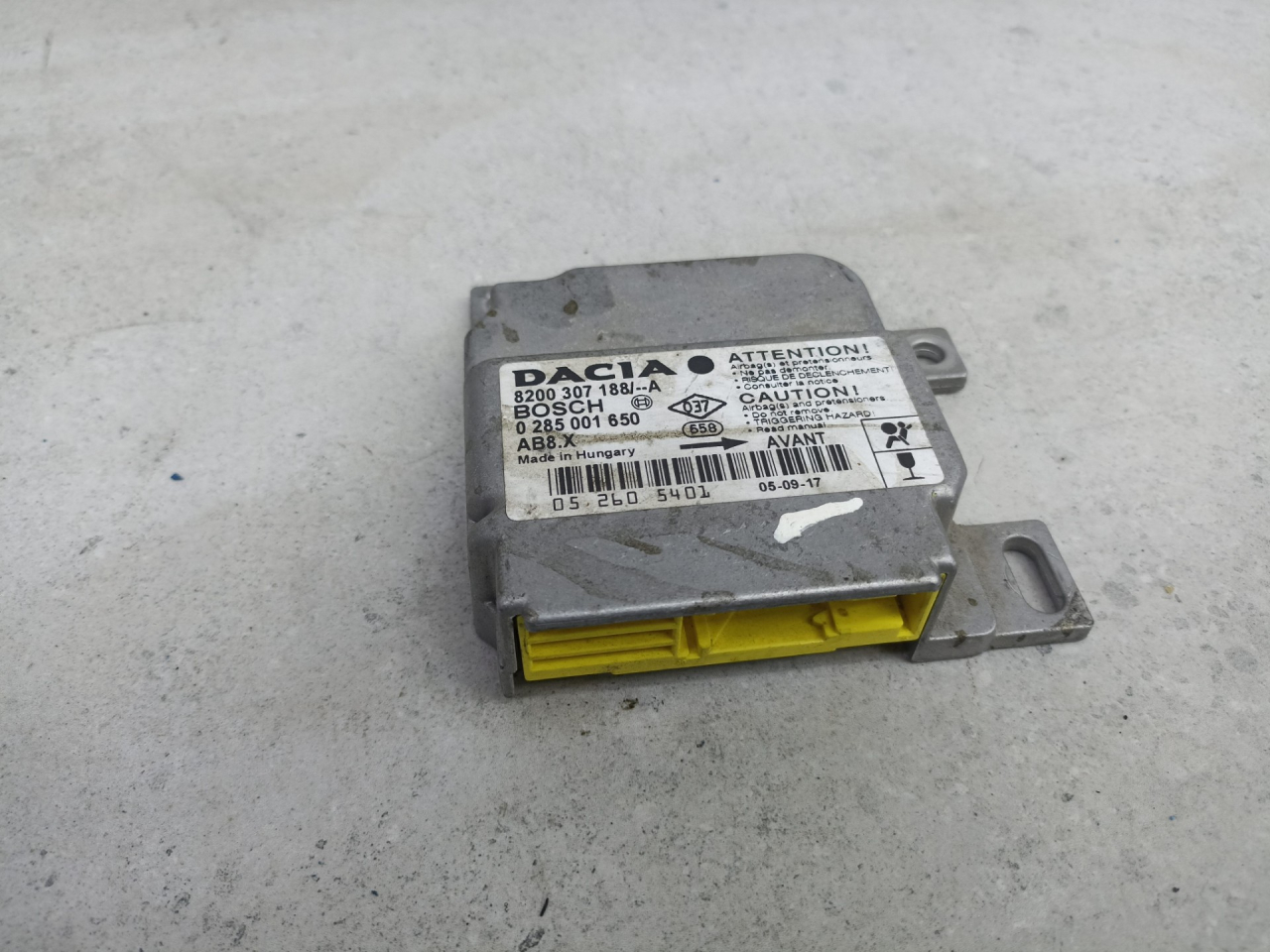 блок AirBag Renault Logan 1 поколение 2009, 8200307188 - фото №1