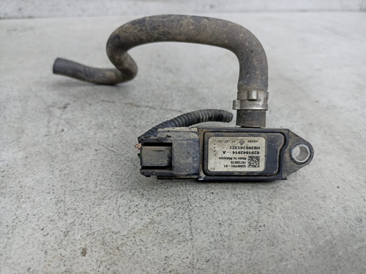 датчик давления (температуры) выхлопных газов Renault Megane 3 поколение 2008, 8201043914, H8200741321 - фото №1