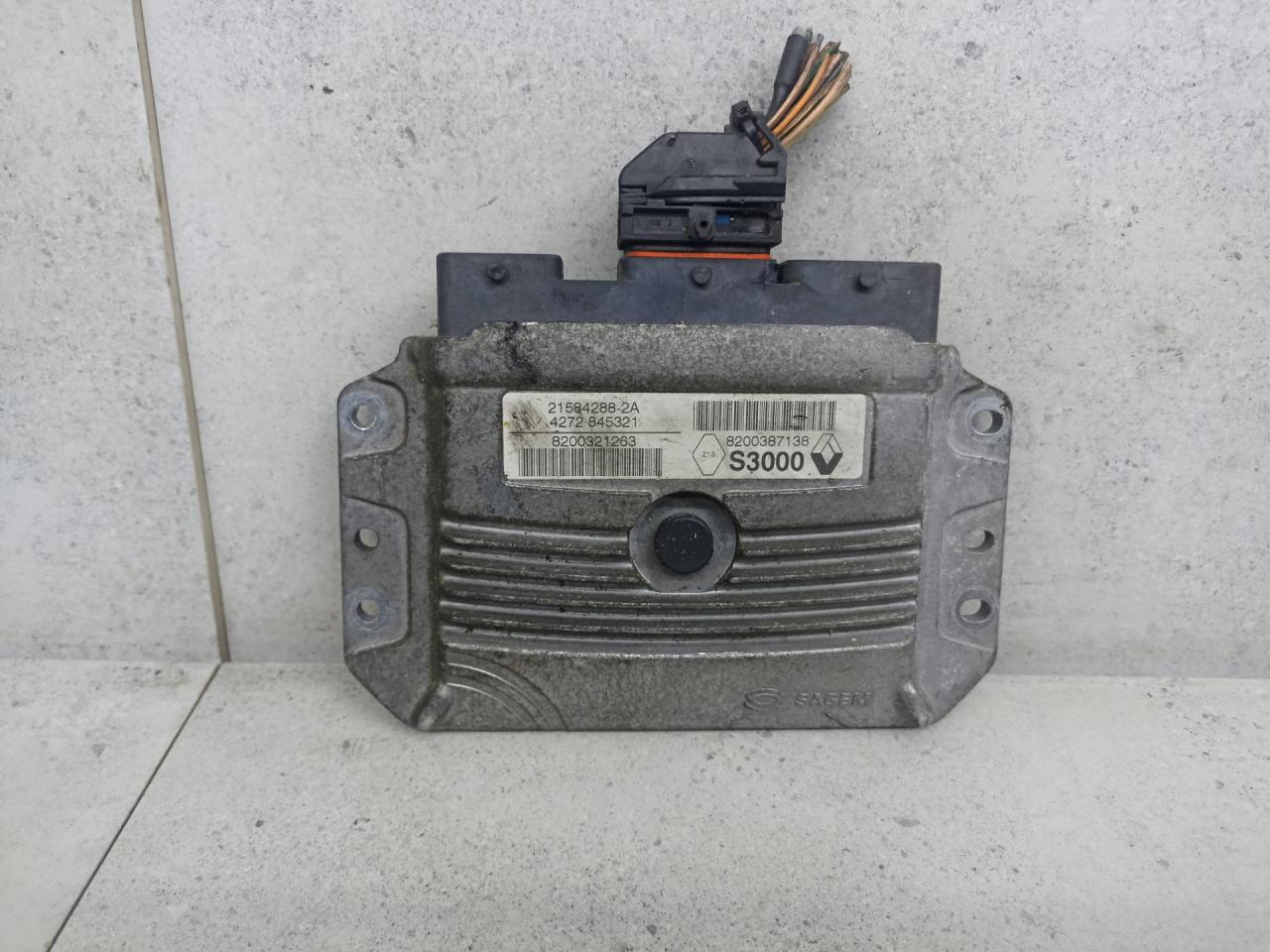 блок управления двигателем Renault Megane 2 поколение (2002 - 2006), 8200321263, 8200387138 - фото №1