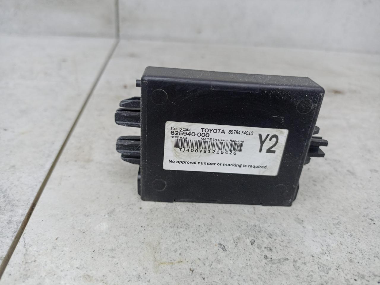 блок управления (другие) Toyota C-HR 1 поколение AX10 (2016 - 2019), 89784F4010 - фото №1