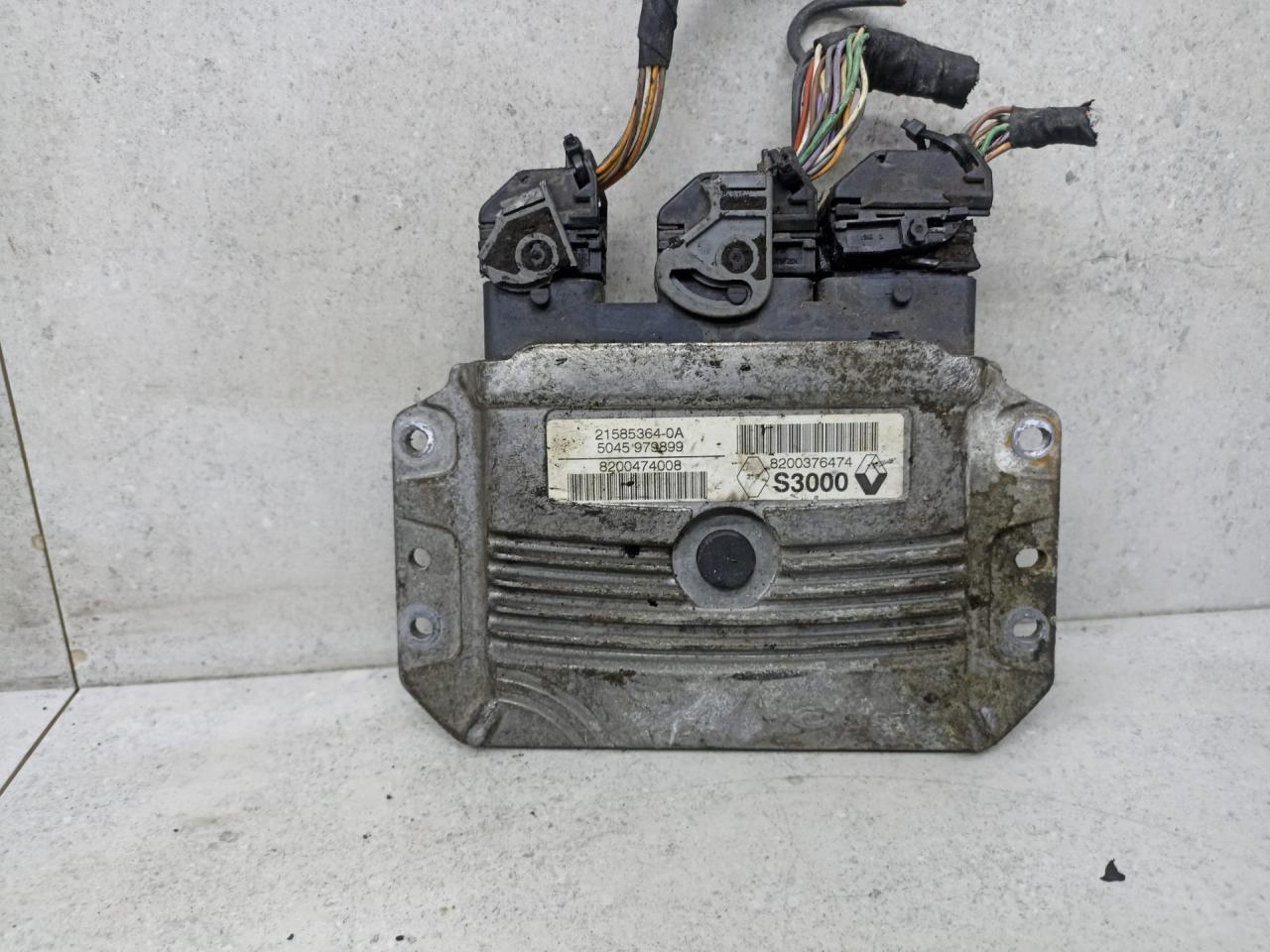 блок управления двигателем Renault Modus 1 поколение 2007, 8200376474, 8200474008 - фото №1