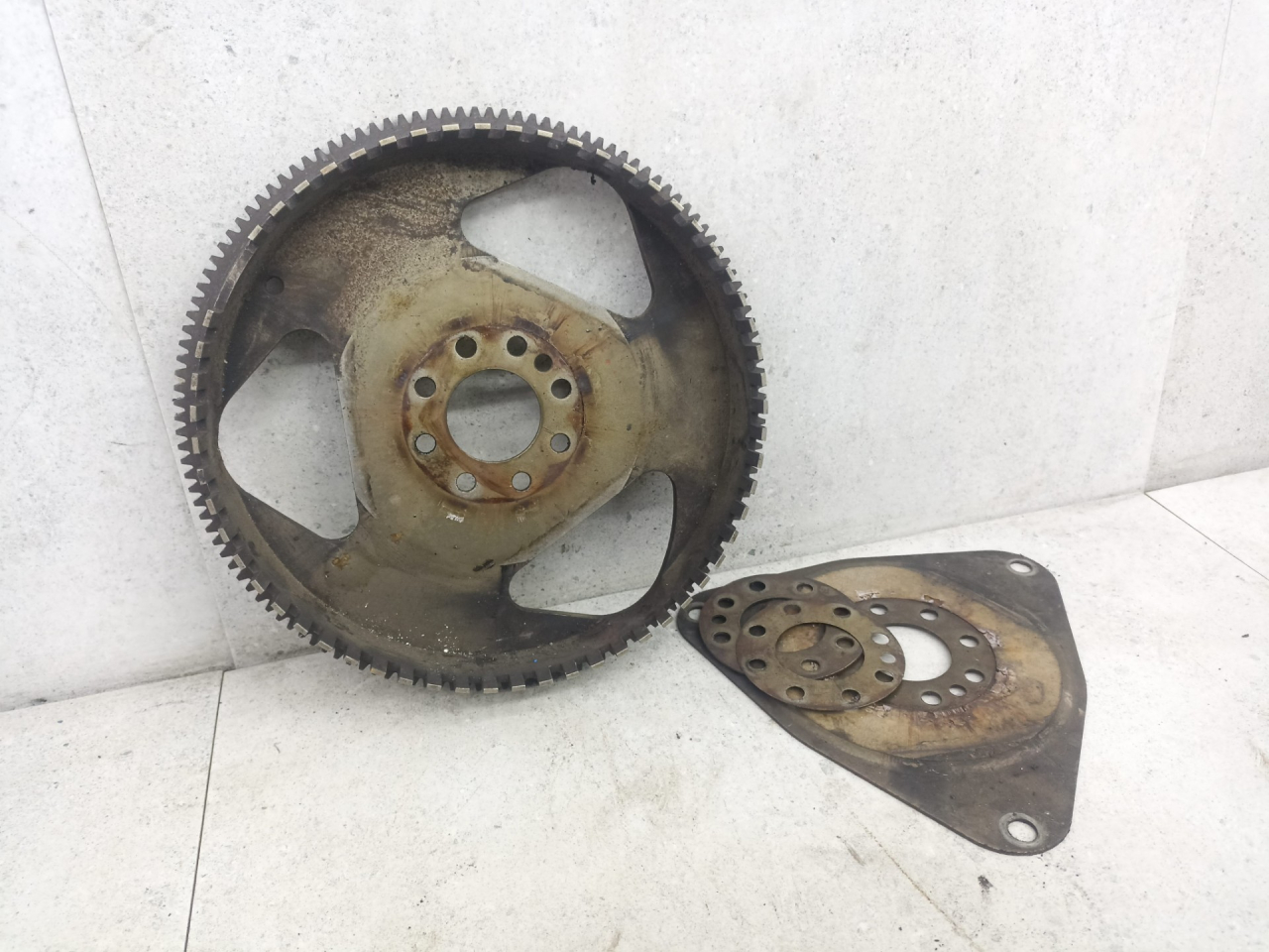 Маховик АКПП (драйв плата) Peugeot 307 1 поколение 2005, 9644370580 - фото №1