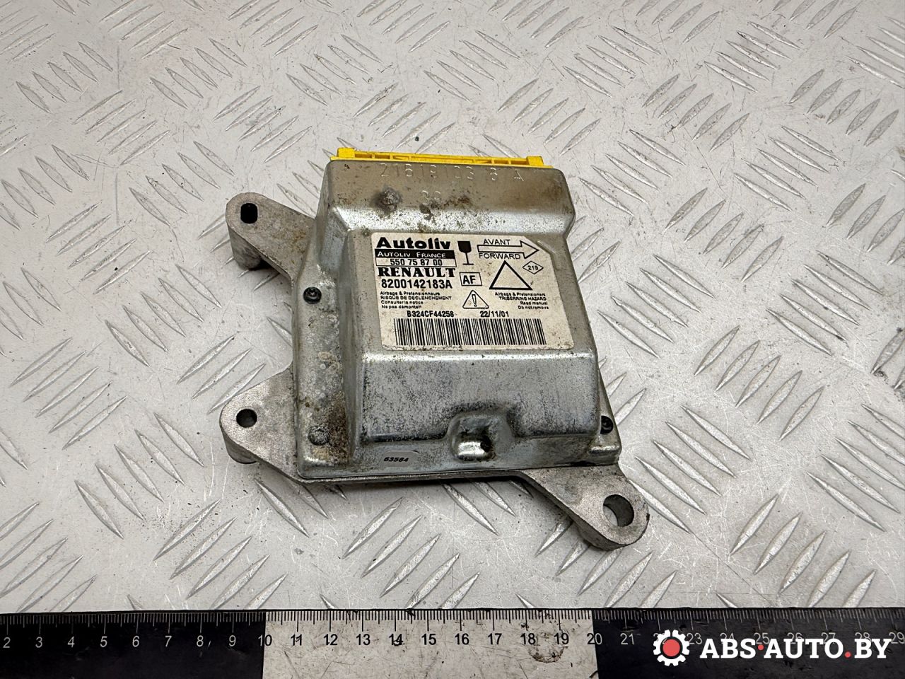 блок AirBag Renault Laguna 2 поколение 2001, 1.9 л., F9Q 750, дизель, МКПП, хетчбэк 5 дв., 8200142183A, 550758700 - фото №1