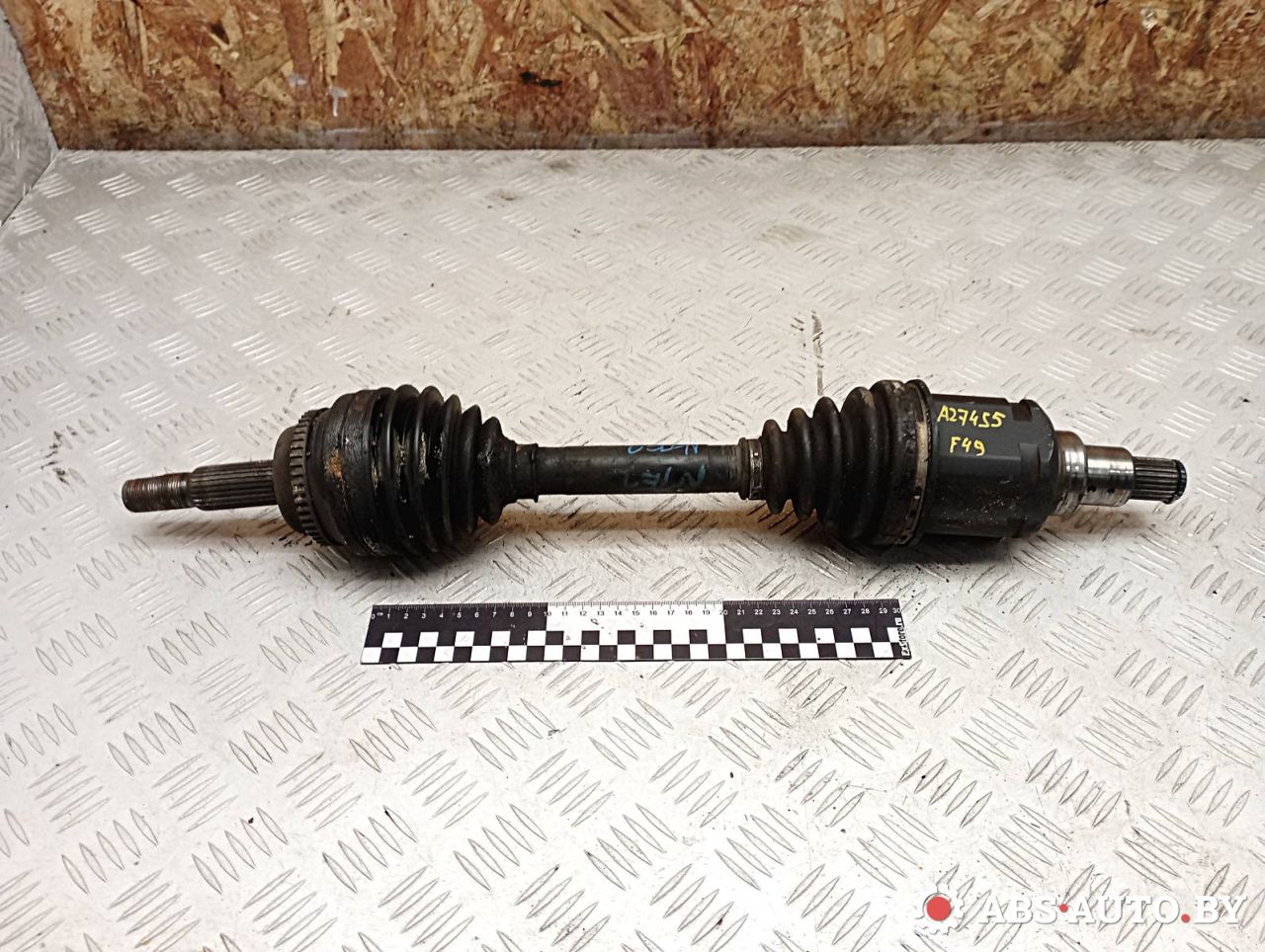 полуось передняя левая (приводной вал, ШРУС) Toyota RAV4 2 поколение (XA20) 2003, 2.0 л., 1CD-FTV, дизель, МКПП, внедорожник 5 дв., DA84L, 4342042140, DA84L10PG14 - фото №1