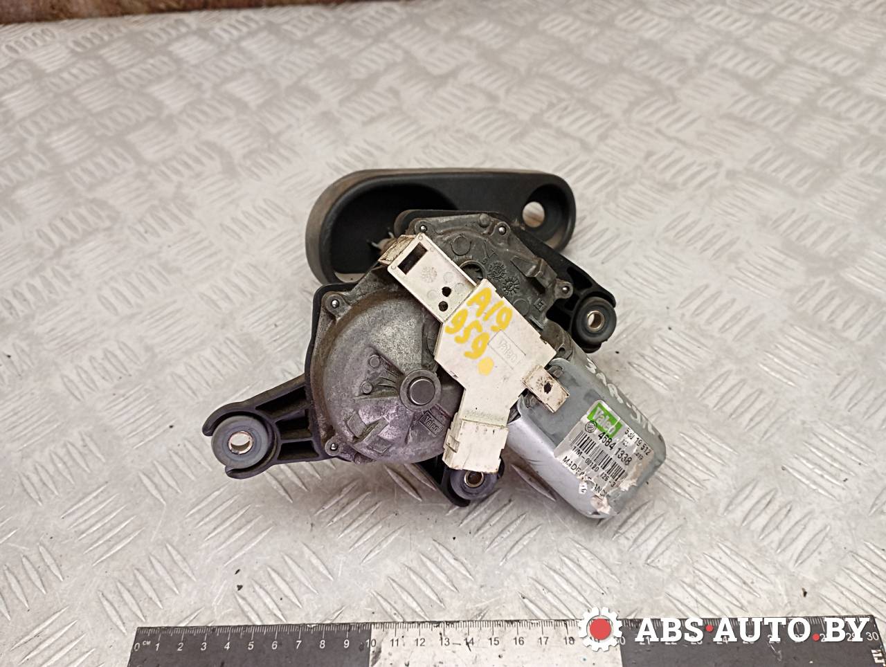 моторчик заднего стеклоочистителя (дворника) Fiat Stilo 1 поколение 2003, 46841338, 53019512, 53843197, 46819702 - фото №1
