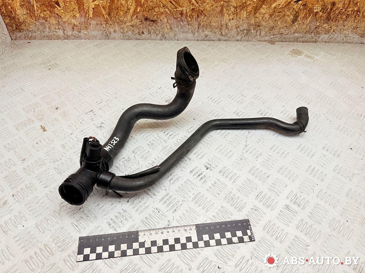 патрубок радиатора Audi A6 4B/C5 1997, 1.9 л., AFN, дизель, МКПП, седан, 048121121B, 4B0121049A - фото №1