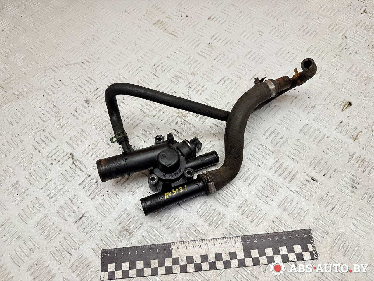 корпус термостата Renault Laguna 2 поколение 2002, 1.9 л., F9Q 750, дизель, МКПП, хетчбэк 5 дв., передний привод, 862017889 - фото №1