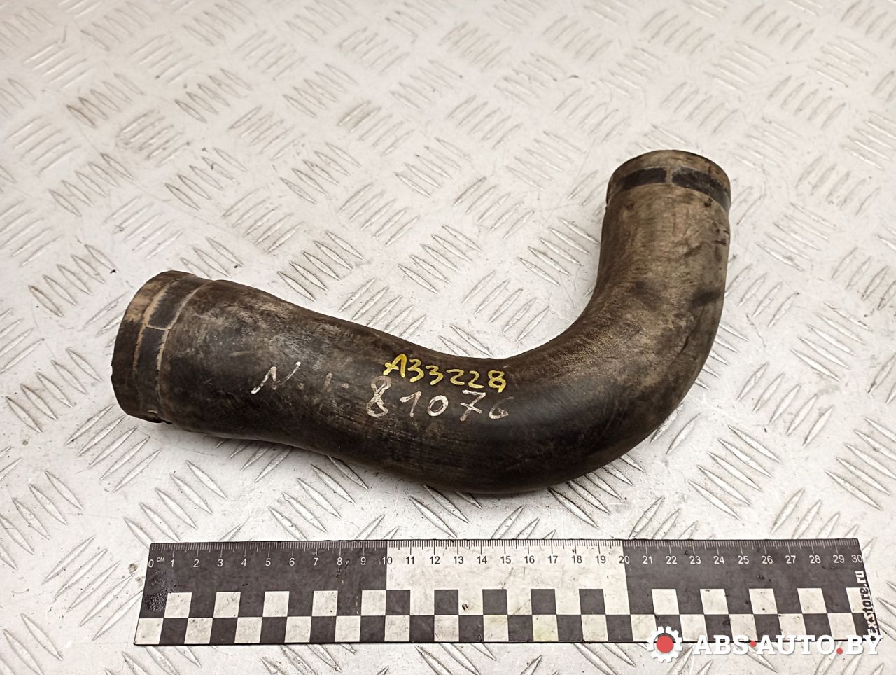 патрубок интеркулера Nissan Qashqai 1 поколение 2008, 1.5 л., K9K 282, дизель, МКПП, правый руль, 14463JD50D - фото №1