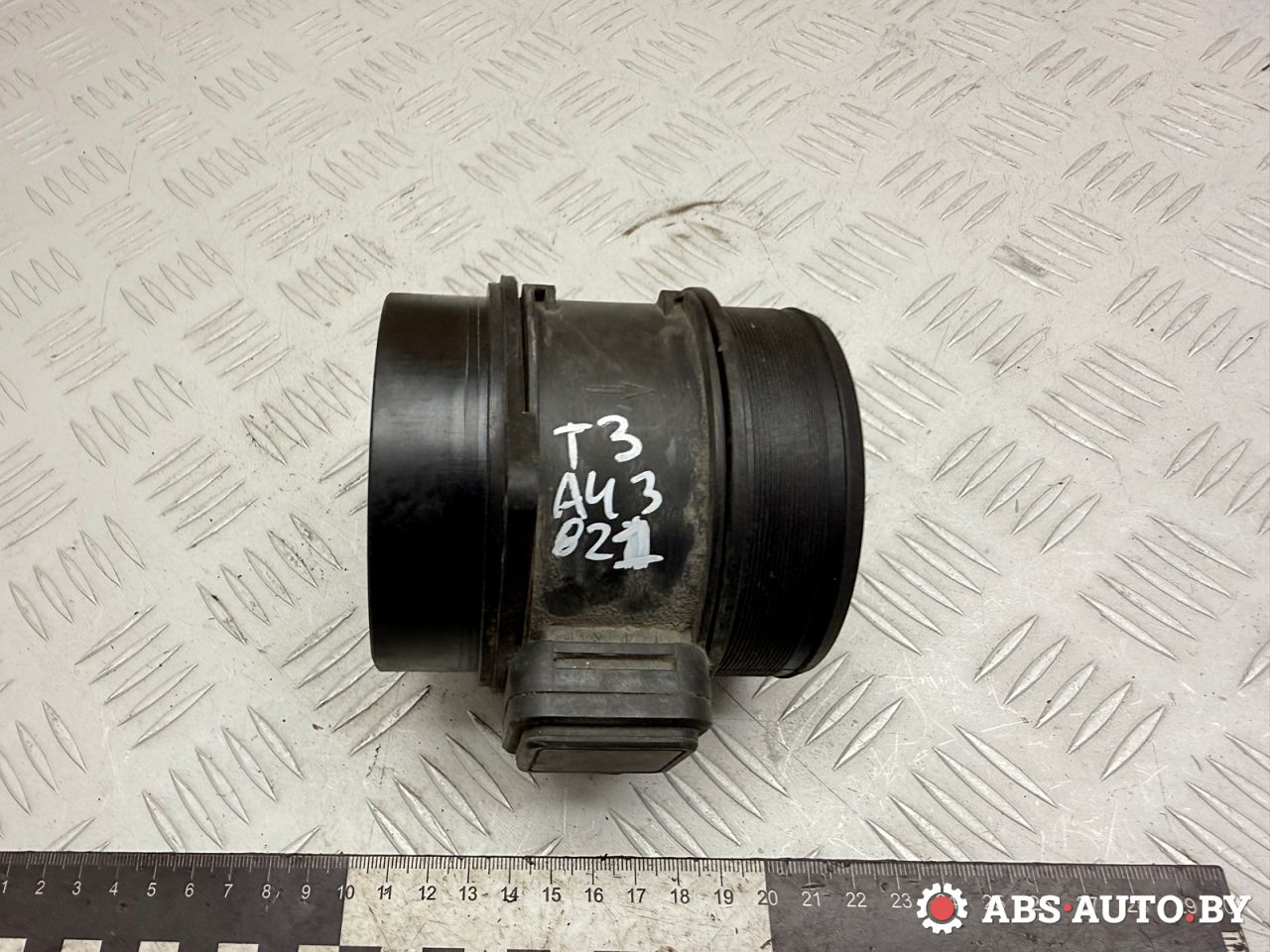 расходомер воздуха Peugeot 407 1 поколение 2007, 2.2 л., дизель, универсал, 9657663580, 1920LK, 5WK97015 - фото №1