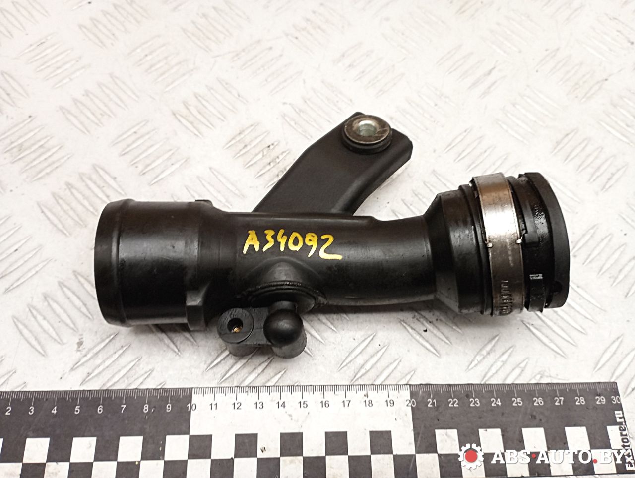 патрубок турбины Nissan Qashqai 1 поколение 2008, 1.5 л., K9K 282, дизель, МКПП, правый руль, 14460JD51B, HP04 - фото №1