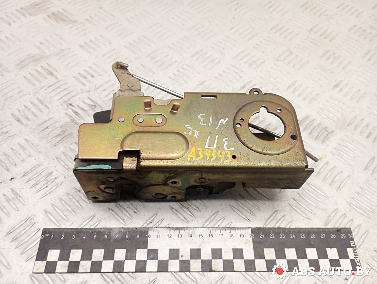 замок двери задней правой Ford Transit 7 поколение 2007, 2.4 л., дизель, МКПП, микроавтобус, YC15V43288CJ - фото №1