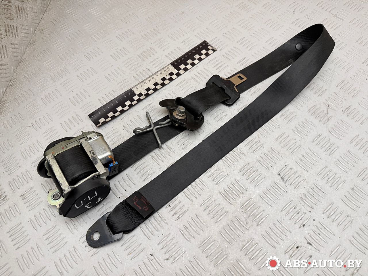 ремень безопасности Peugeot 407 1 поколение 2007, 2.2 л., дизель, универсал, E20402066, 96439574XX - фото №1