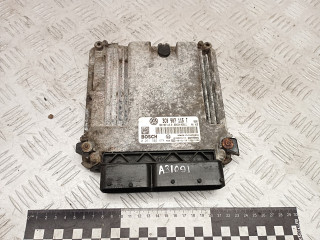 блок управления двигателем Volkswagen Passat B6 2007, 2.0 л., BWA, бензин, МКПП, седан, 3C0907115T, 8P0907115B, 0261S02474