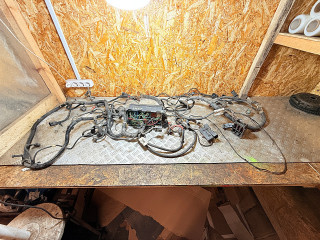 проводка двигателя Ford Focus 1 поколение [рестайлинг] 2003, 1.6 л., бензин, МКПП, седан, 2S4112A522CC, 2M5T14K733DBD, 518276100, 2M5T14A067BB, 2M5T14A076AB