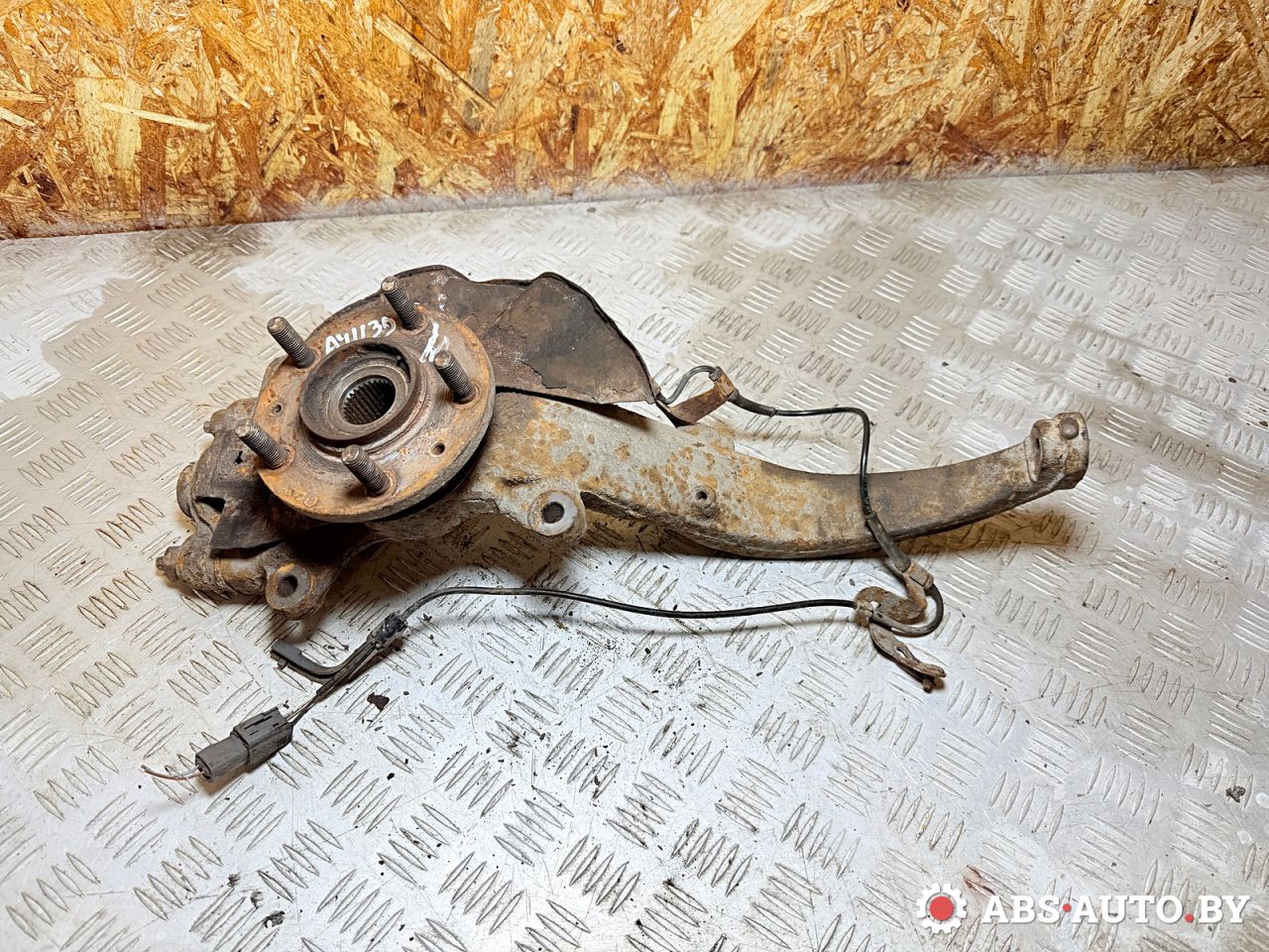 ступица передняя правая Mazda 6 GH 2007, 2.0 л., дизель, МКПП, универсал, GP9A33060A, GAM633021, GS1D4370X - фото №1